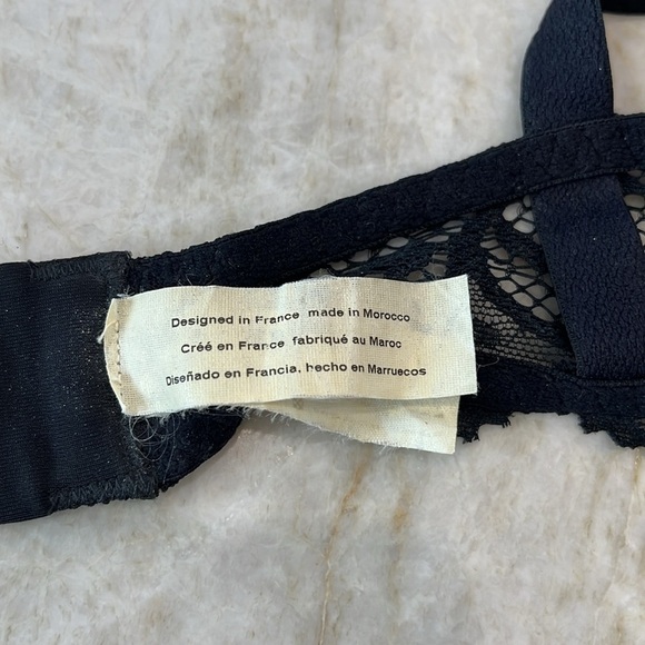 Simone Perele | Lace Demi Bra |‎ Black | 34D - Picture 8 of 12